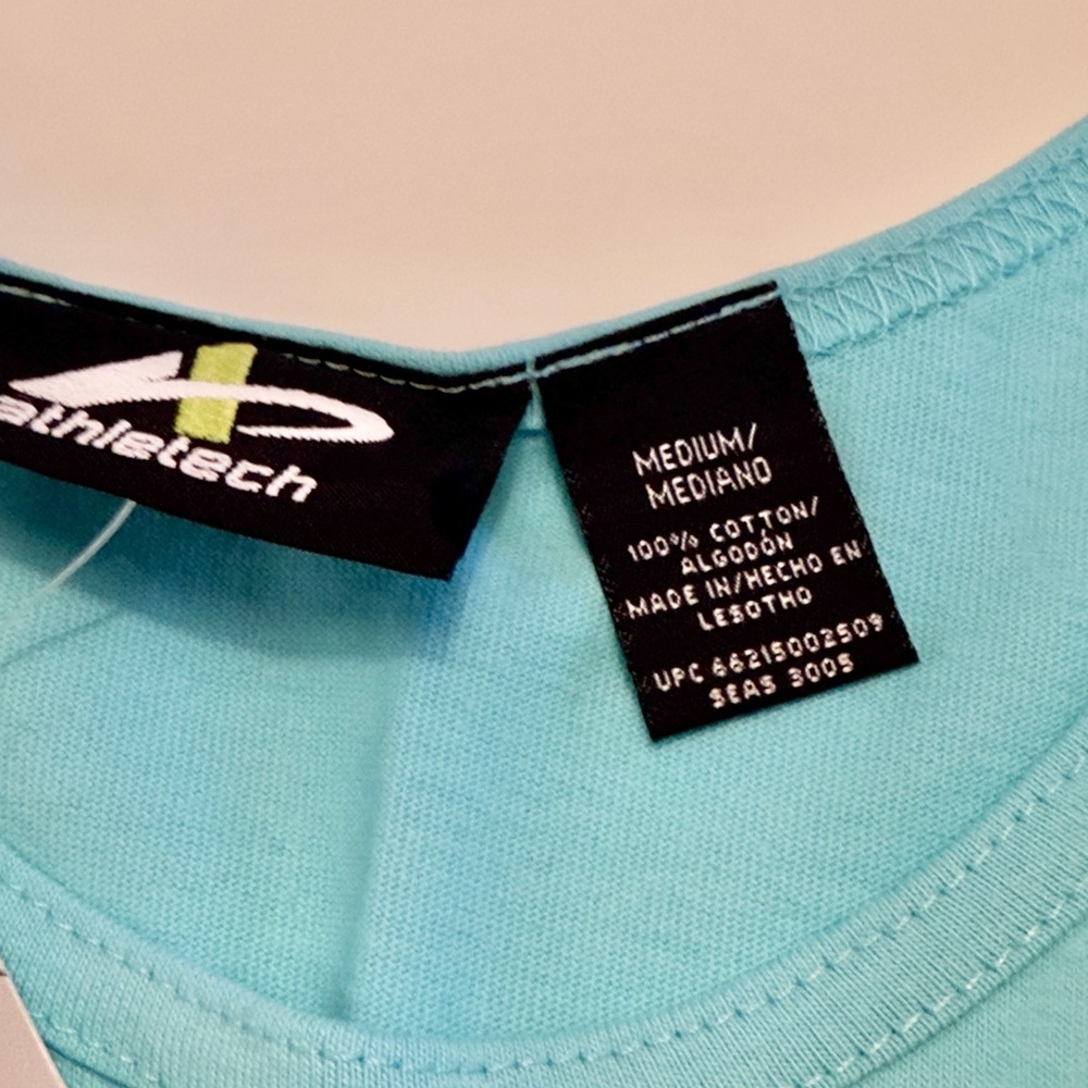 2 Pack Athletech Jersey Tank Tops Medium NWT - Picture 5 of 9